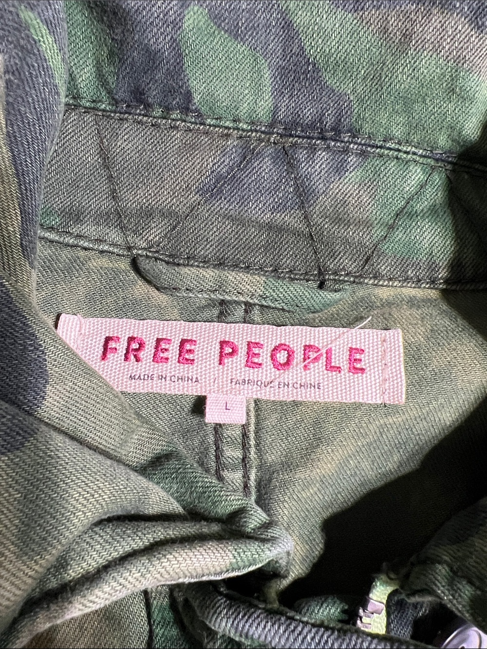 NWT! Free People Seize the Day Camo Jacket - Picture 2 of 6